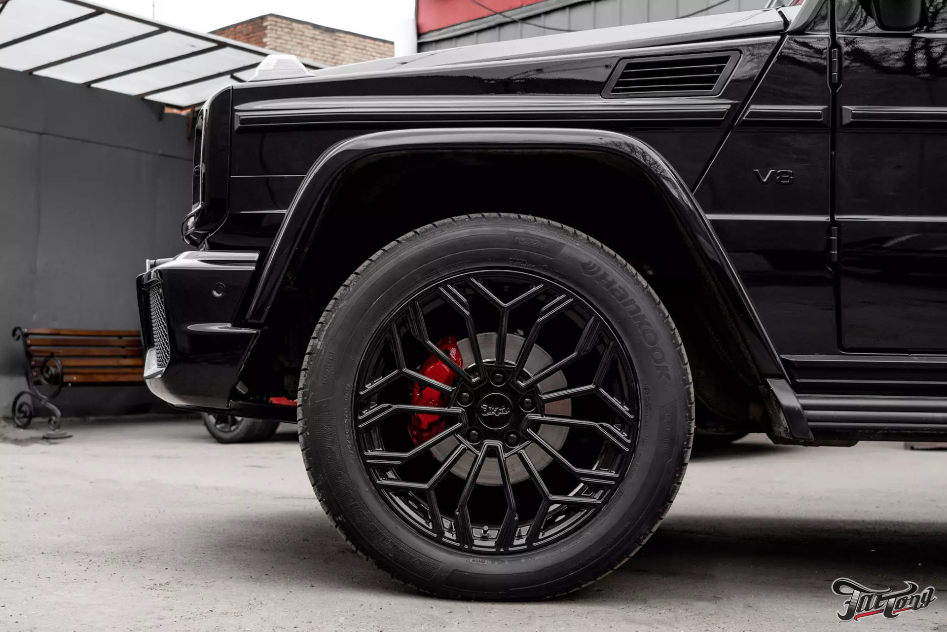 Mercedes G-class. Изготовили и установили кованые диски